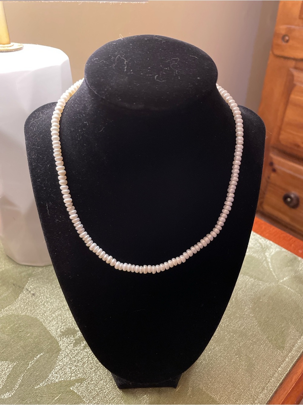 Genuine Pearl Beaded Necklace